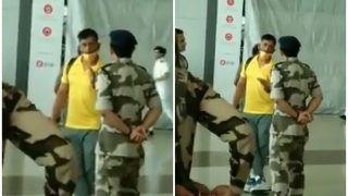 IPL 2020 News Updates: MS Dhoni in Conversation With Army Jawans Before CSK Leave For UAE at Chennai Airport is Gold | WATCH